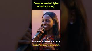 Ihe m nwere ka m ga enye Dinwenu  Old popular Catholic Igbo offertory song by Obiblo Music Crew [upl. by Adivad]