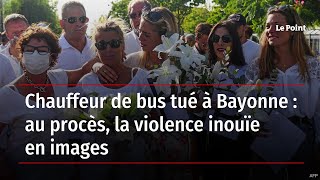 Chauffeur de bus tué à Bayonne  au procès la violence inouïe en images [upl. by Iong754]