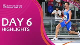 Day Six Highlights  European Athletics Championships  Roma 2024 [upl. by Amorette]