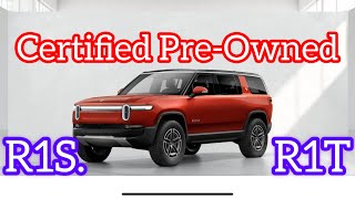 Rivian now sell Certified Preowned with 7 days return hassle free Rivian R1S and R1T Quad Pack [upl. by Akkahs]