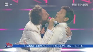 Gianni Morandi un Sanremo da trionfo  La vita in diretta 08022022 [upl. by Warrick]