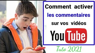 Comment activer les commentaires sur youtube mettre des commentaires youtube [upl. by Koser]