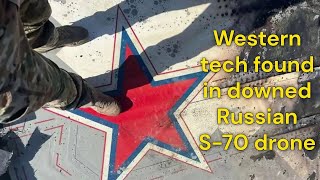 Western tech found in downed Russian S 70 drone [upl. by Thin]