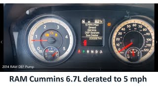 2014 RAM Cummins derated to 5 MPH [upl. by Arin]