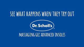 Dr Scholl’s® Massaging Gel® Advanced Insoles  People Love Them [upl. by Ardnuaed]