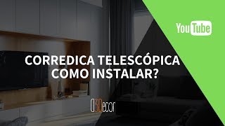 Aprenda como instalar corrediça telescópica [upl. by Baer]