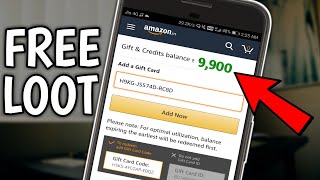 AMAZON is giving 10000 Rs Gift voucher for Free LOOT LO [upl. by Kerad]