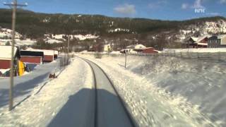 Cab Ride Norway  Trondheim  Bodø Winter Nordland Line [upl. by Ide]