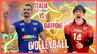 Italia vs Giappone  Volleyball ➤ Olympic Games  PARIS 2024 [upl. by Eram]