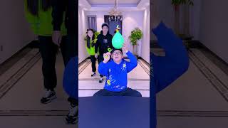 Balloon Cutting Challenge High Energy and HeartPounding SpeedFunnyfamily Partygames Funny [upl. by Annailuj]