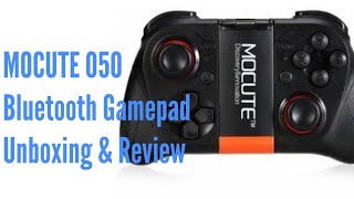 MOCUTE 050 bluetooth gamepad  Unboxing and Review [upl. by Loomis735]