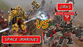 DoW Unification Mod Space Marines vs Orks  Survival Mode  Insane Difficulty [upl. by Eutnoj]