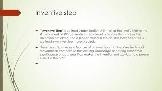 Patent  Invention Inventive step Industrial Application Definitions [upl. by Yaniv25]