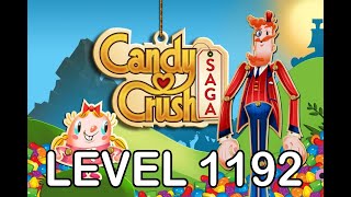 Candy Crush Saga Level 1192  AppLevelHelpercom [upl. by Husein750]