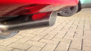 Porsche 924 Turbo Custom exhaust sound 931 932 PTR Exhausts JGC Porsche [upl. by Teodorico]