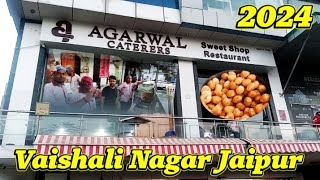 Agarwal Caterers Sweet Shop amp Restaurant  Vaishali Nagar Jaipur  Pushpa Shekhawat Vlogs 2024 [upl. by Gula]