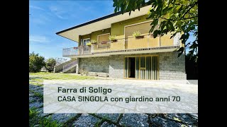 Vendo Casa singola con giardino a Farra di Solio  indipendenza [upl. by Ragde]