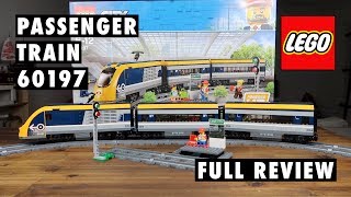 LEGO CITY Passenger Train 60197 Full Review [upl. by Solorac]