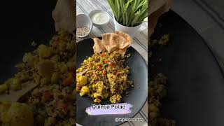 Quinoa Pulao recipe  Indian style  One pot meal healthyfood shorts vegshortrecipes [upl. by Naivart]