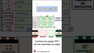 🎬PARTES DE LA ORACIÓN Juegos para crear oraciones GRAMÁTICA DIVERTIDA Ideas vuelta al cole [upl. by Marko]