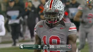 Ohio State vs Michigan State 2023  Paul Keels Highlights [upl. by Ajtak123]