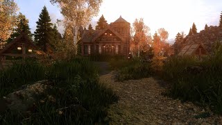 Whiterun Tundra Homestead Creation Club mod showcase [upl. by Inalan698]