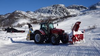 Tøff dugnads brøyting Dalen 1278B på Fidjeland [upl. by Brenan45]