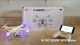 SJRC S20W GPS Drone Review [upl. by Elmira]