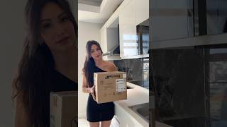 Kendime yeni Ev Hediyesi 🏡 🦢💃🏻 unboxing unboxingvideo shorrts smeg reklam [upl. by Anelrihs]