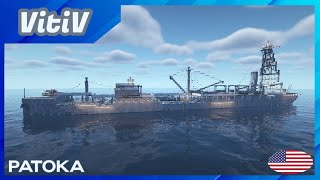 USS Patoka AO9  Patokaclass Replenishment Oiler  Minecraft [upl. by Henderson]