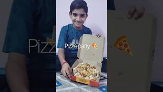 Pizza party 🍕 for 300 subscribers celebration ytshorts celebration success shorts [upl. by Ahseia]