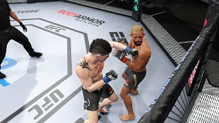 UFC 256 Figueiredo vs Moreno Full Fight Highlights  UFC Flyweight Title Match UFC 4 [upl. by Yetsirhc910]