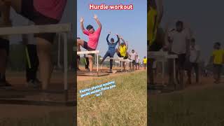 Best hurdle workout in kautilya physical academy gandhi maidan Patna 😱hurdles shortvideo bp army [upl. by Kerrie]