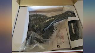 SRAM S600 Crankset  3 x 8speed 175mm x 423222T Square Taper Black review [upl. by Efeek378]