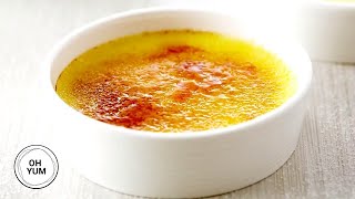 Professional Baker Teaches You How To Make CRÈME BRULEE [upl. by Akienom]