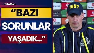 Alexander Blessin quotFenerbahçeye Karşı Gol Yememek Büyük Bir Başarıquot [upl. by Pazit]