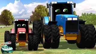 Speedies Roues sur le Tracteur  Plus Chansons pour Enfants en Français [upl. by Adnelg992]