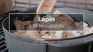 Lapin à la moutarde  Recette [upl. by Oninotna391]