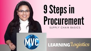 9 Steps in Procurement Supply Chain Basics [upl. by Arehc]