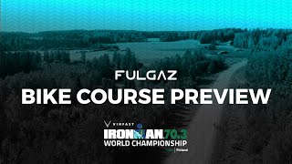 FulGaz Bike Course Preview  2023 VinFast IRONMAN 703 World Championship [upl. by Ellenwad]