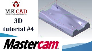 Mastercam 3D Programming Tutorial for Beginners Mill 3d  4 [upl. by Itnuahsa163]