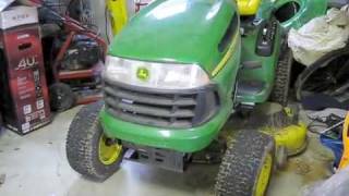 John Deere LA130 Riding Lawnmower Start Up Engine and Full Tour [upl. by Krongold178]