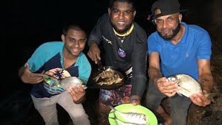 Fishing  on  the  rocks  of  Macqueripe  trinidad [upl. by Rehsa354]