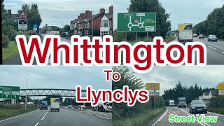 Whittington To Llynclys  Street View  Countryside  2024 [upl. by Kubetz]