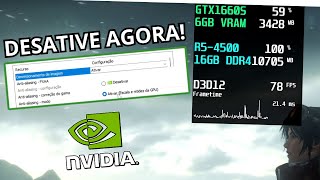 🔧NUNCA DESATIVE ESSA OPÇÃO NO PAINEL DE CONTROLE NVIDIA🔥 Dimensionamento de Imagem NIS✔️ [upl. by Firmin]