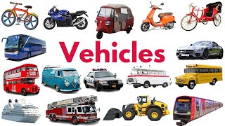 Transport Name  Names of Transport  Vehicles Names  Vehicles for Kids  transport vehicles [upl. by Almeda289]