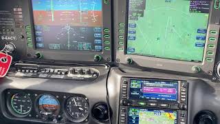 RNAV LPV Approach with Avidyne Entegra IFD440s and DFC90 Autopilot [upl. by Intosh]