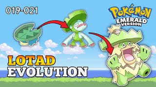 How To Evolve Lotad Into Lombre And Ludicolo In Pokemon Emerald  Hoenn Pokedex [upl. by Alake]