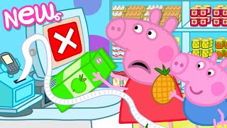 Peppa Pig Tales 🛒 The Big Shopping Robot 🤖 BRAND NEW Peppa Pig Episodes [upl. by Ahsiekim]