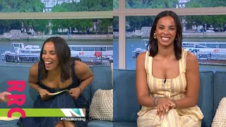 Rochelle Humes duo of scooped necklines Plus sandal tryon [upl. by Nhguaval]